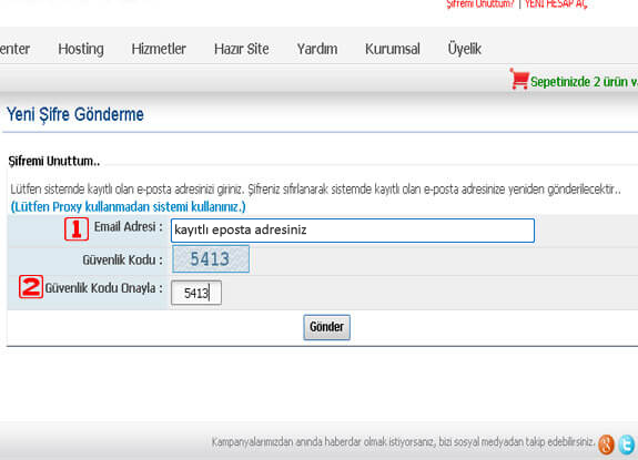 Şifremi Unuttum Yardım Şifremi Unuttum Yardım
