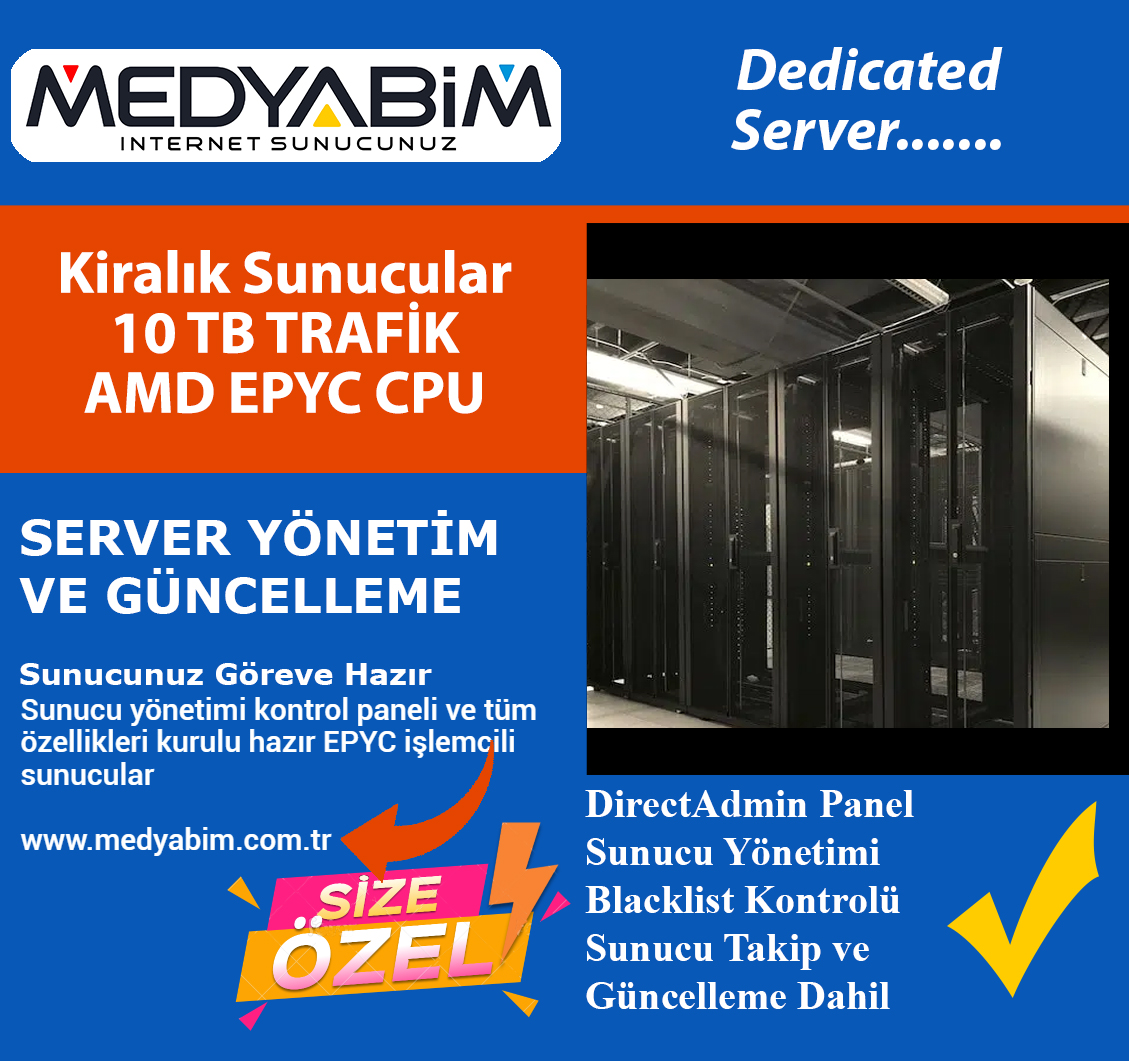 Dedicated Server AMD Sunucu Altyap�s�